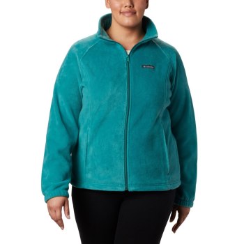 Columbia Ženske Jakne - Benton Springs Full Zip Plus Size Svijetlo Zelene | SFOQ-14680